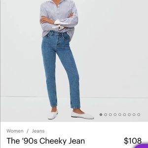 Everlane 90s Cheeky Jean Cropped Ankle